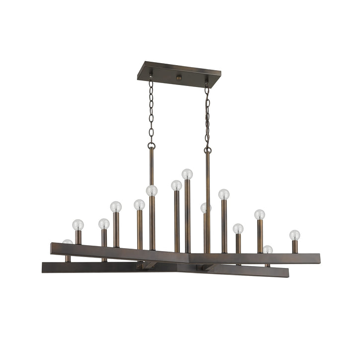 Fallon 14-Light Oil-Rubbed Bronze Island Pendant