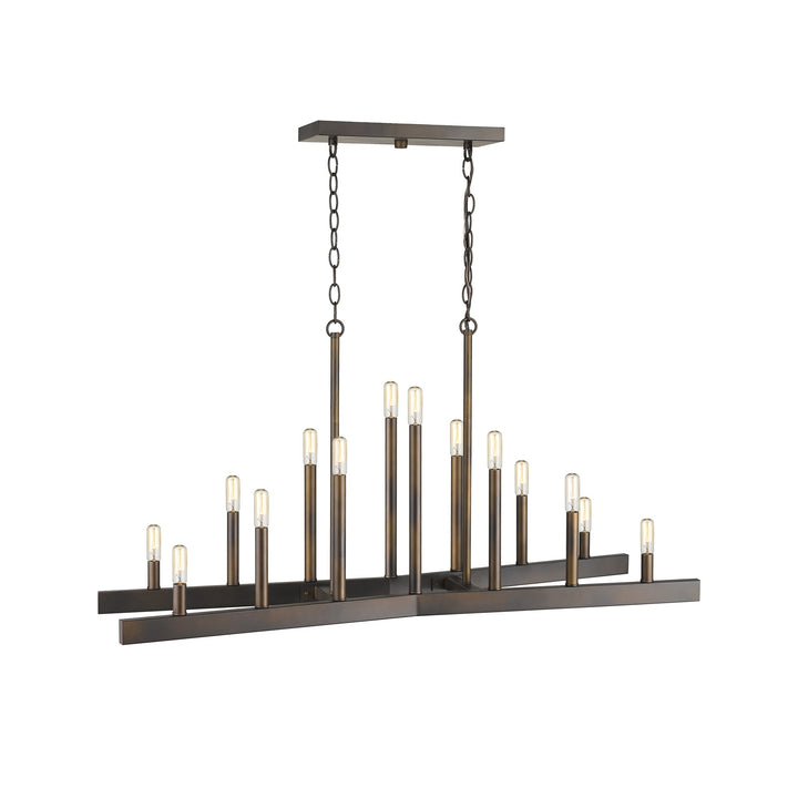 Fallon 14-Light Oil-Rubbed Bronze Island Pendant