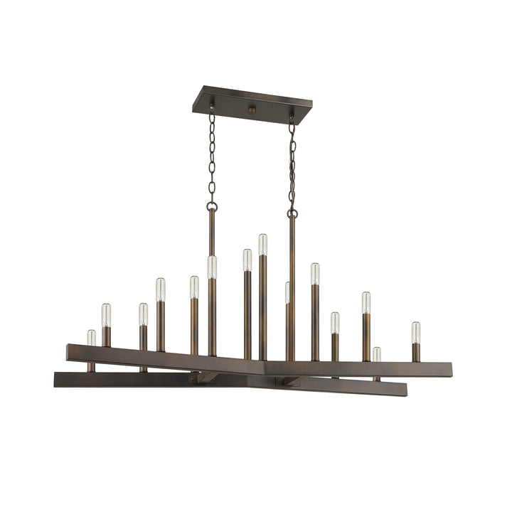 Fallon 14-Light Oil-Rubbed Bronze Island Pendant