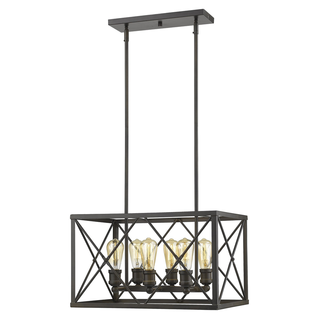 Brooklyn 6-Light Oil-Rubbed Bronze Pendant