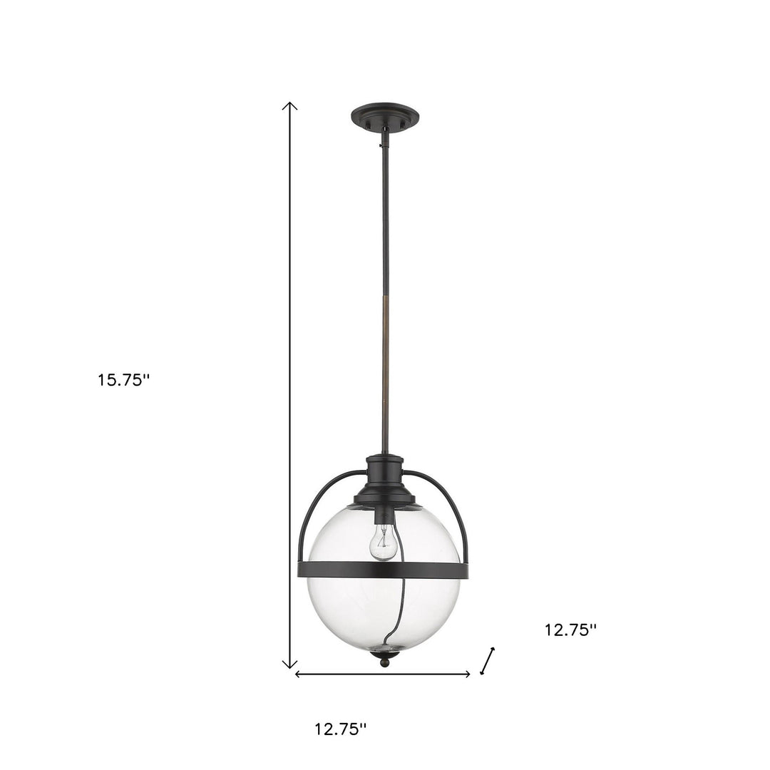 Kassian 1-Light Oil-Rubbed Bronze Pendant