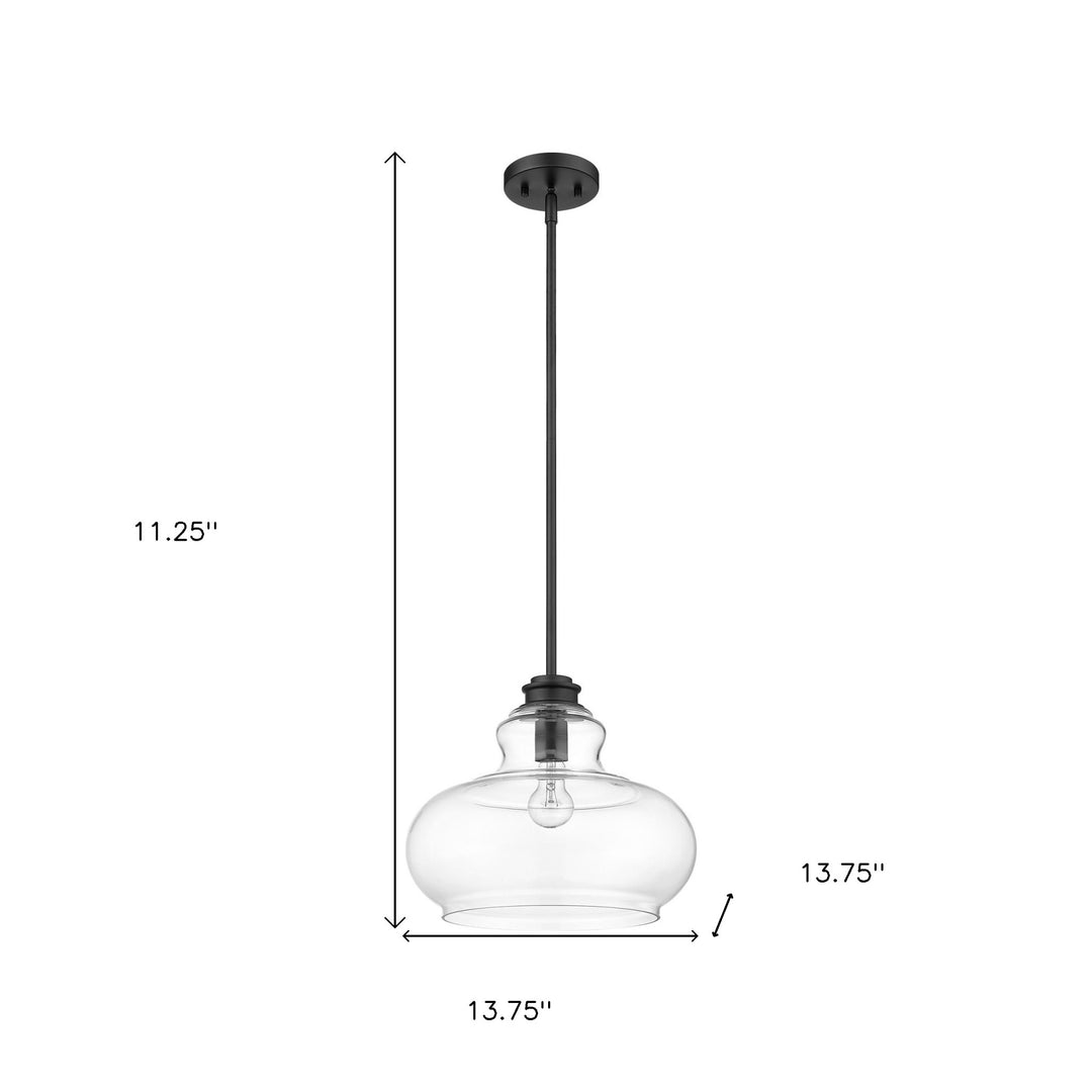 Torrel 1-Light Matte Black Pendant