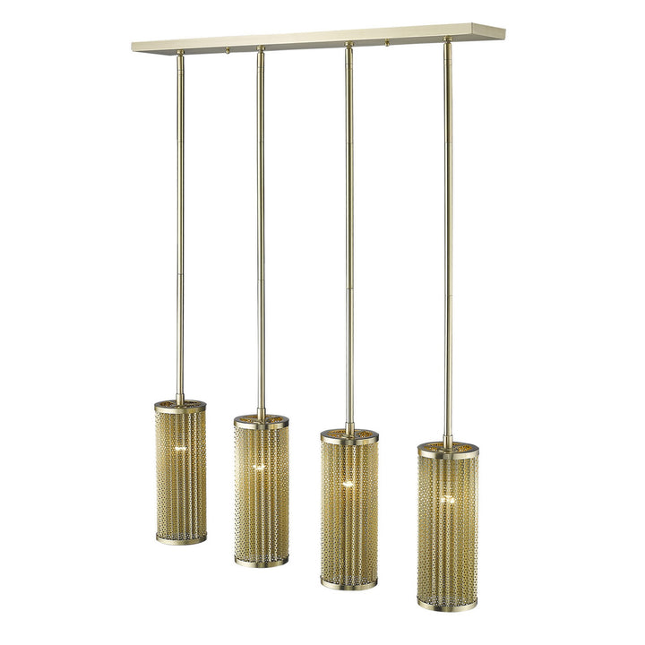 Basetti 4-Light Gold Pendant