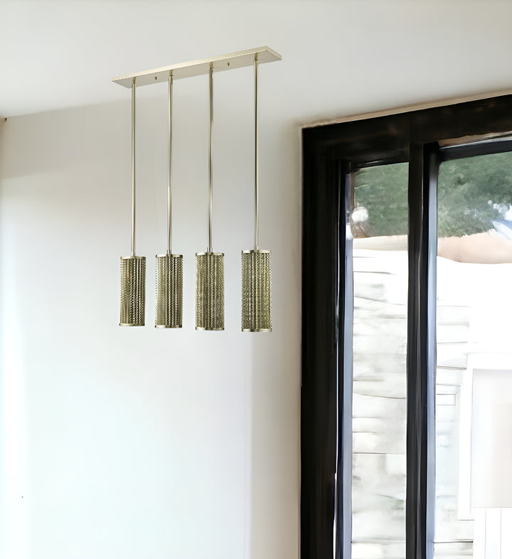 Basetti 4-Light Gold Pendant