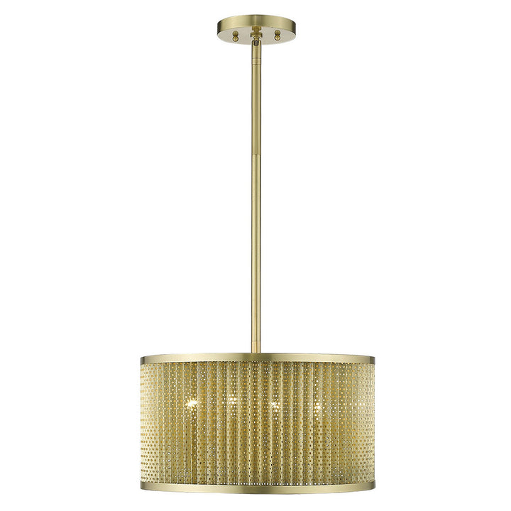 Basetti 4-Light Gold Convertible Pendant