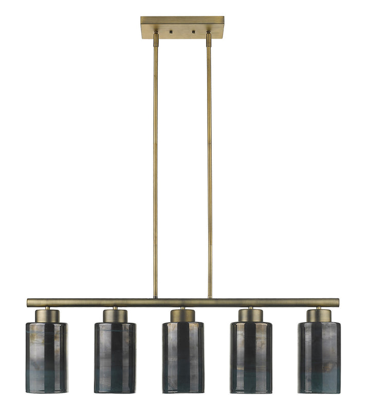 Monet 5-Light Brass Pendant