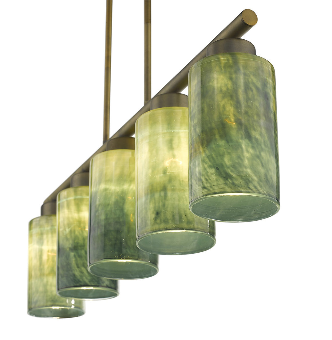 Monet 5-Light Brass Pendant