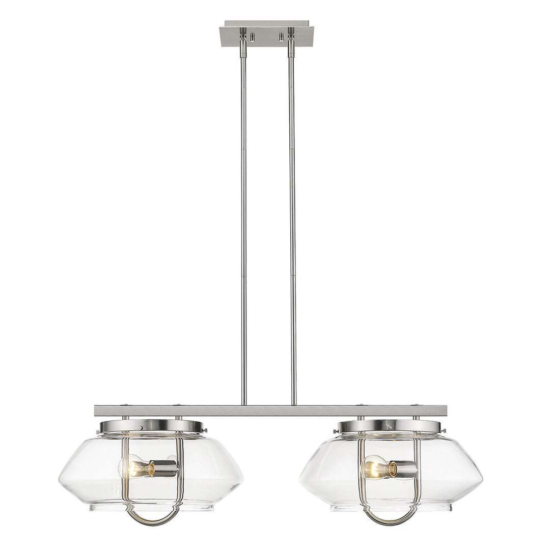 Garner 4-Light Satin Nickel Island Pendant