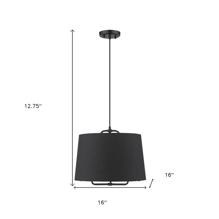 Lamia 1-Light Matte Black Mini Pendant