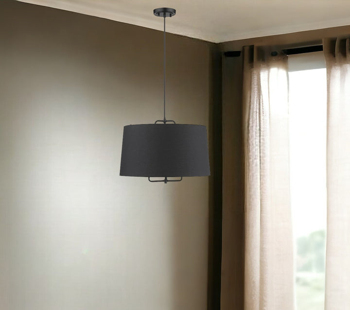 Lamia 3-Light Matte Black Mini Pendant