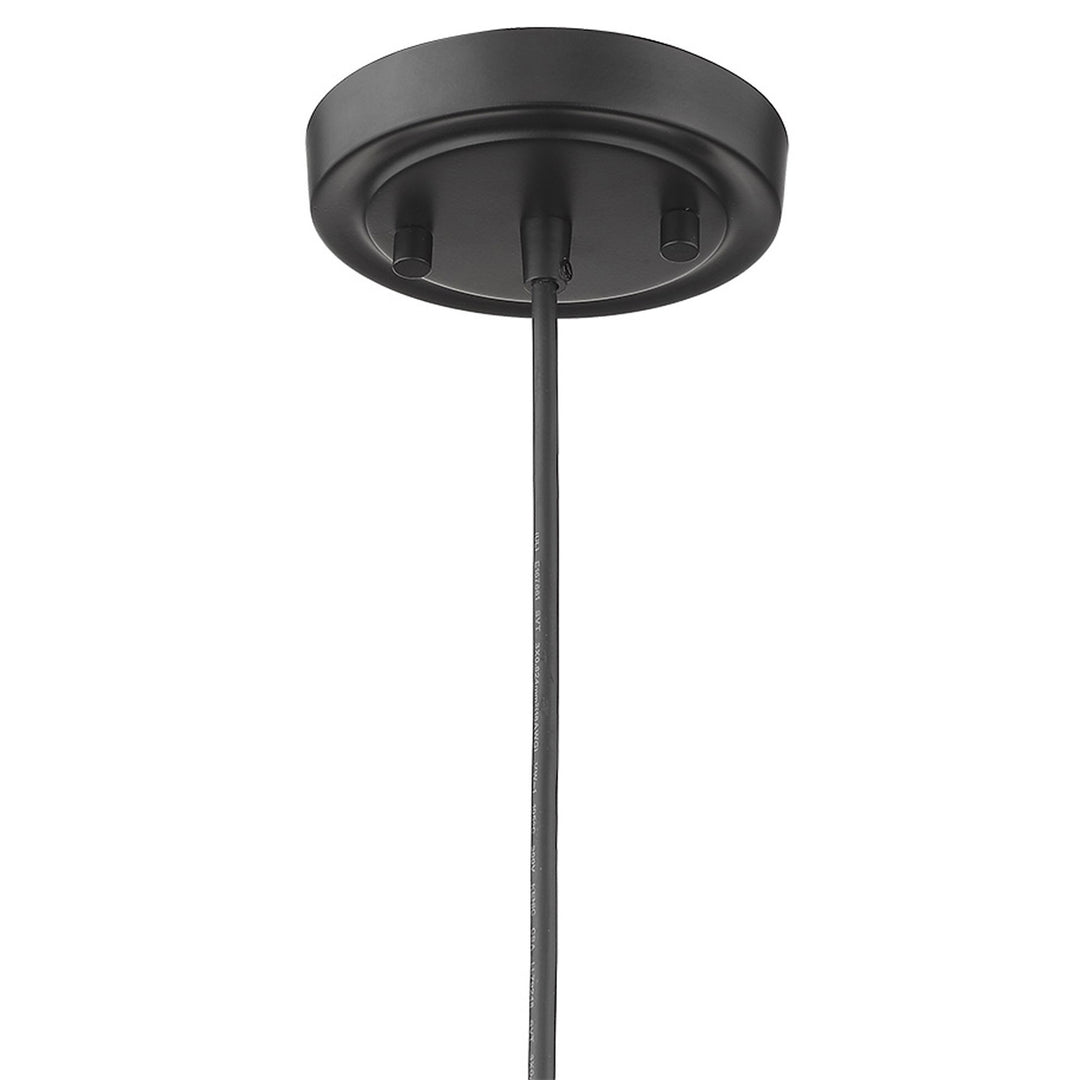 Lamia 3-Light Matte Black Mini Pendant