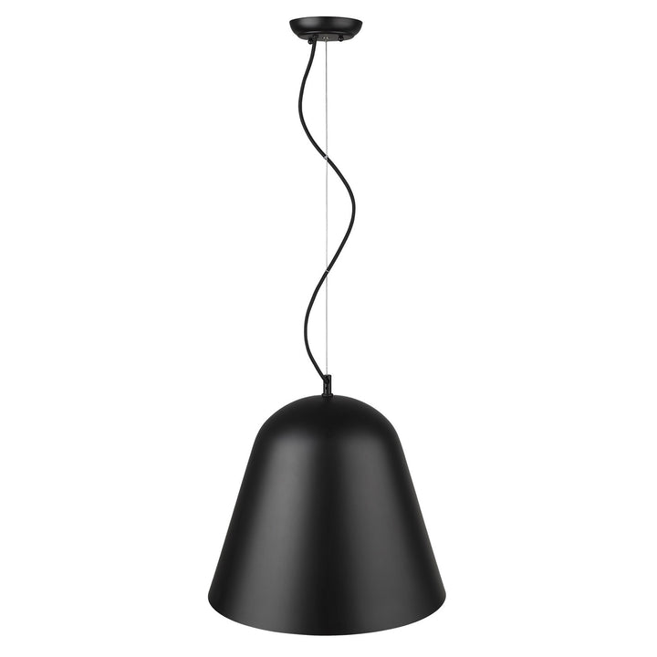 Knell 1-Light Matte Black Pendant