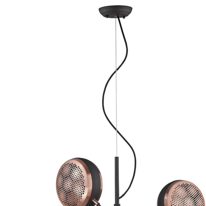 Tholos 4-Light Matte Black Pendant