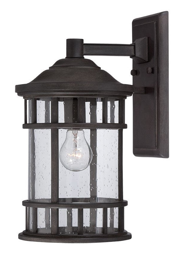 Matte Black Canister Wall Light