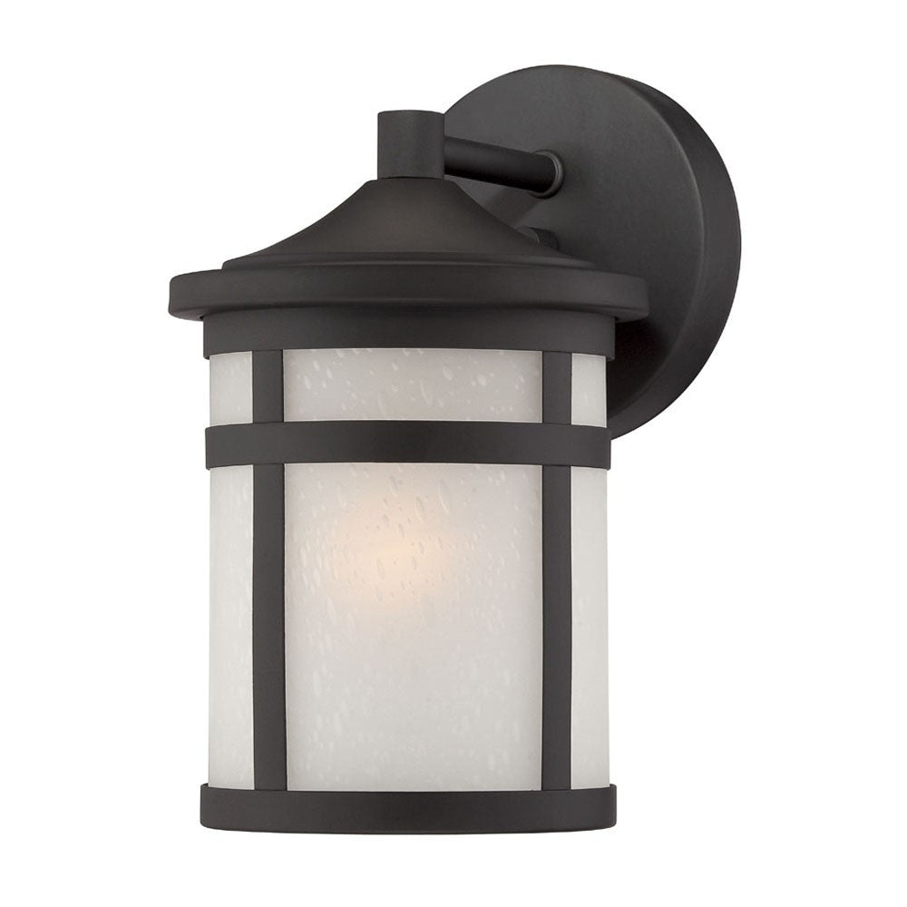 Matte Black Hanging Lantern Shape Wall Light