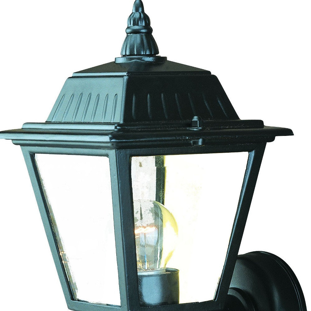 Matte Black Cast Aluminum Outdoor Wall Light