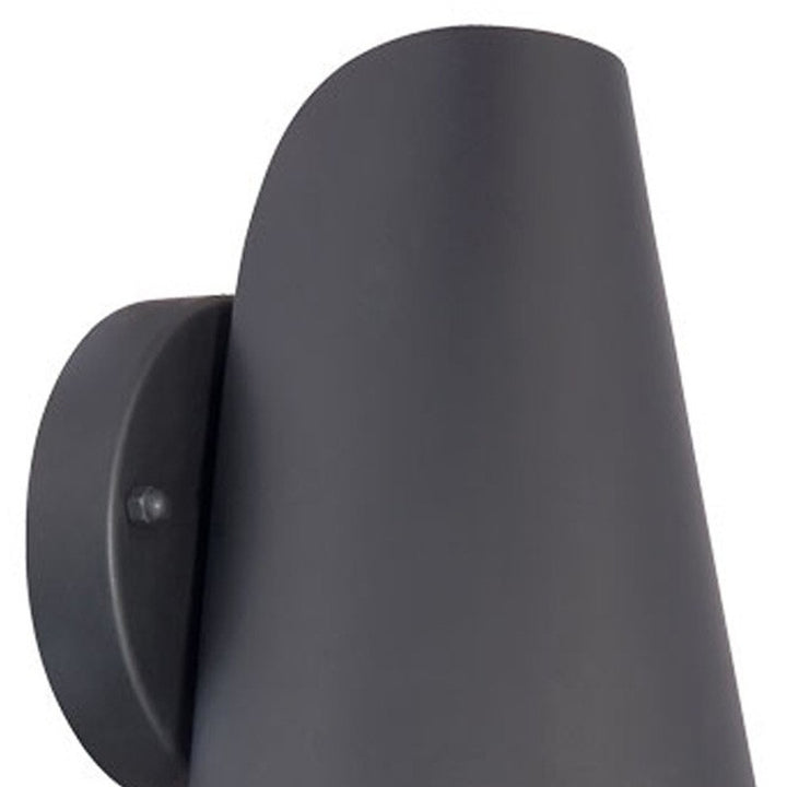 Matte Black LED Conical Wall Sconce