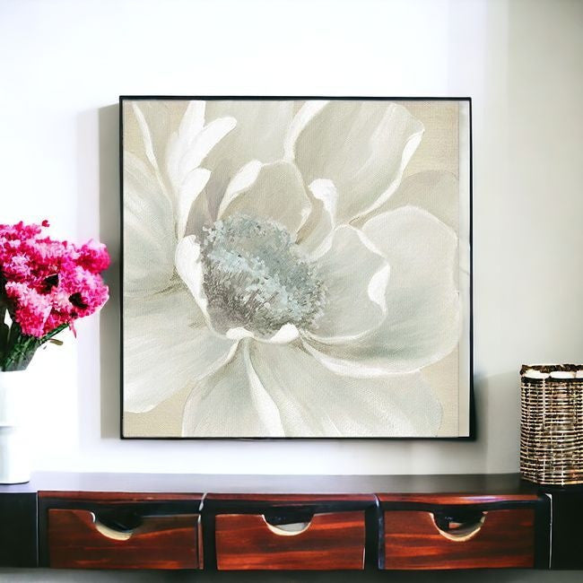 Soft Winter Flower Unframed Print Wall Art