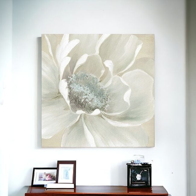 Soft Winter Flower Unframed Print Wall Art