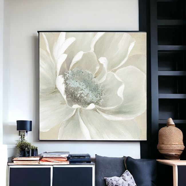 Soft Winter Flower Unframed Print Wall Art