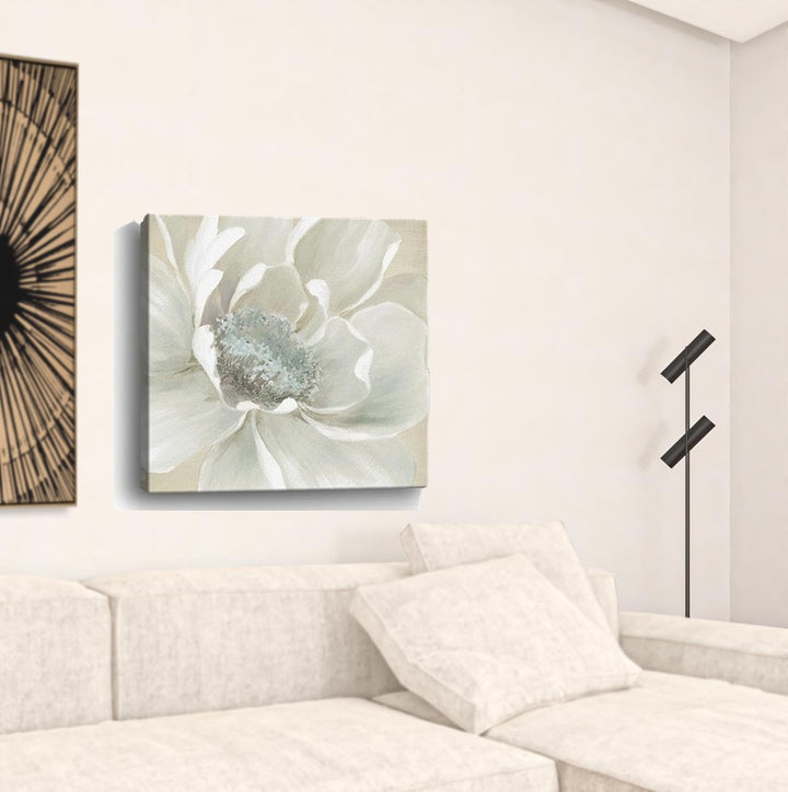 Soft Winter Flower Unframed Print Wall Art