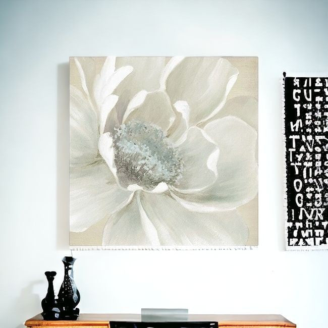 Soft Winter Flower Unframed Print Wall Art