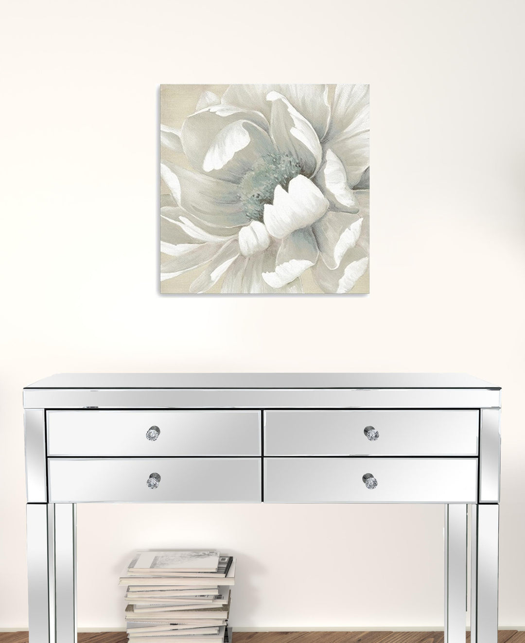 Soft Winter Flower In Bloom Unframed Print Wall Art