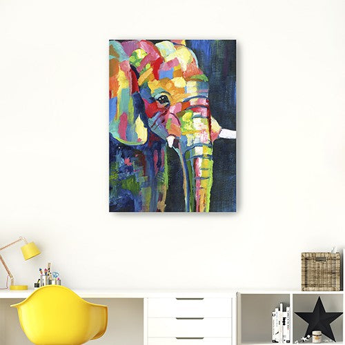 Bright Elephant Unframed Print Wall Art