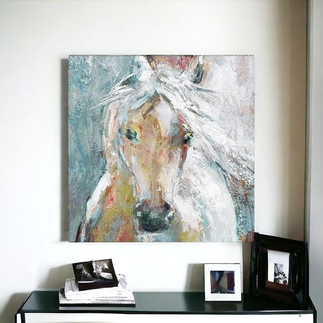 Whimsical Horse Unframed Print Wall Art