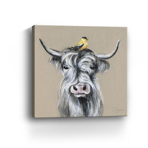 Cute Highland Cow Unframed Print Wall Art