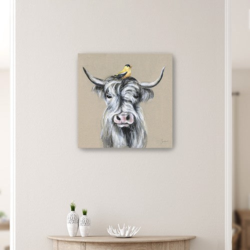 Cute Highland Cow Unframed Print Wall Art