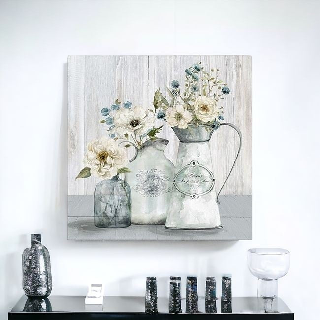 Rustic Flowers Unframed Print Wall Art