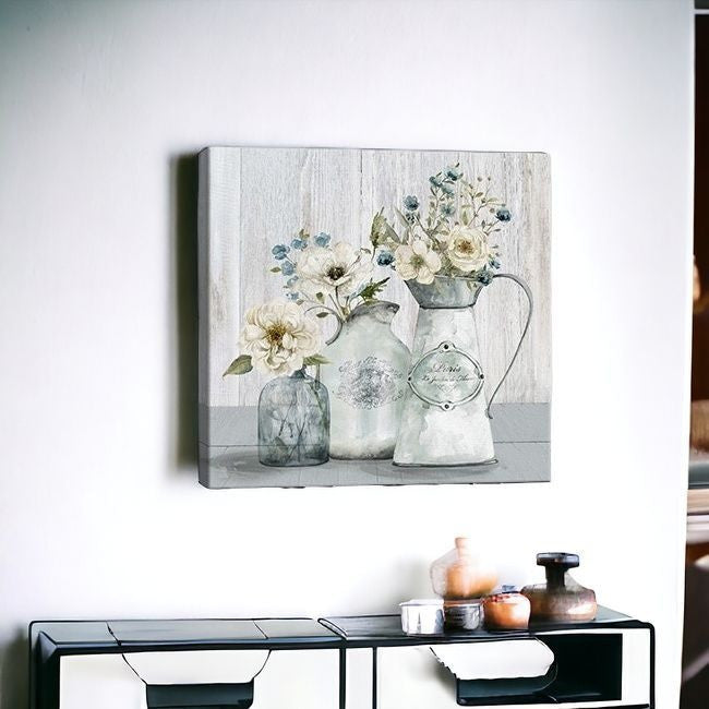 Rustic Flowers Unframed Print Wall Art