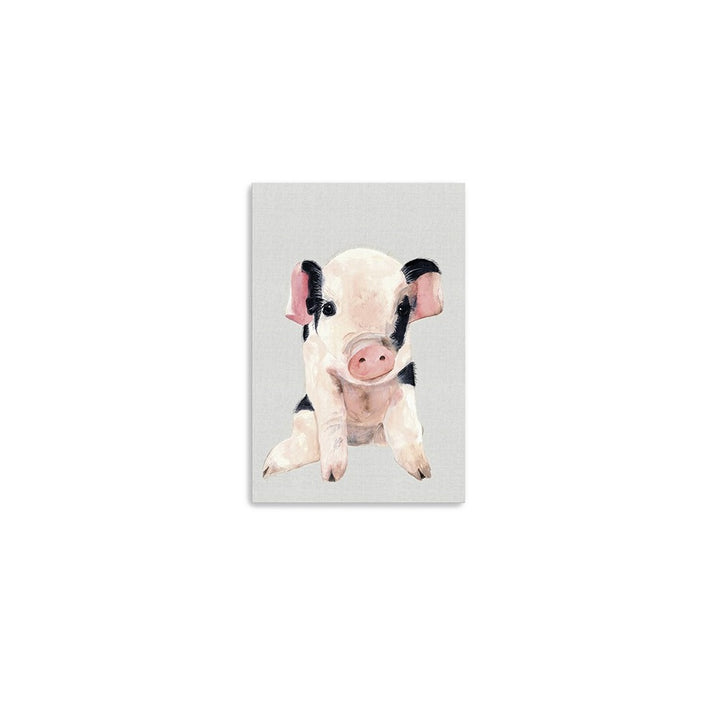 Cute Pink Piglet Unframed Print Wall Art