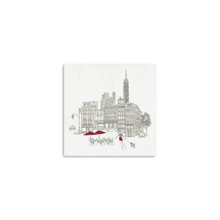 Nyc Cafline Work Unframed Print Wall Art