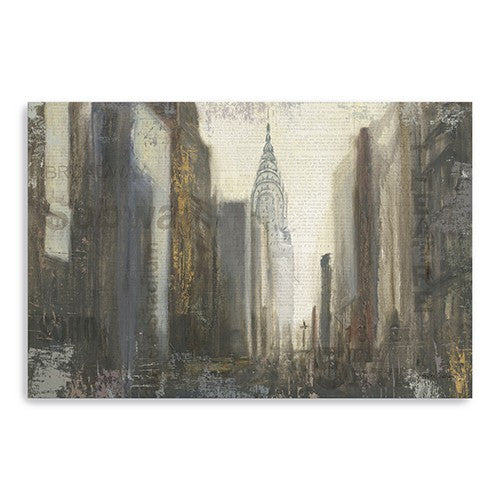 Nyc Urban Street Scene Unframed Print Wall Art