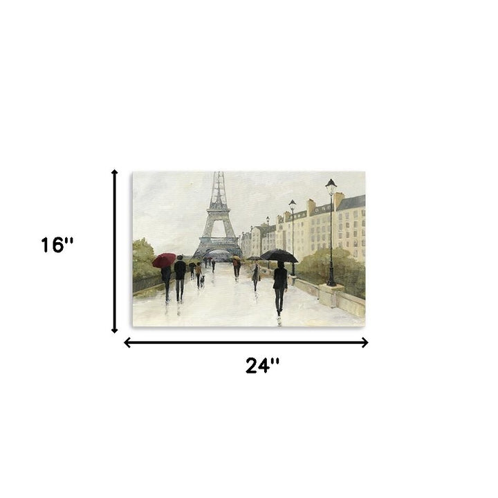 Parisian Rainy Day Unframed Print Wall Art