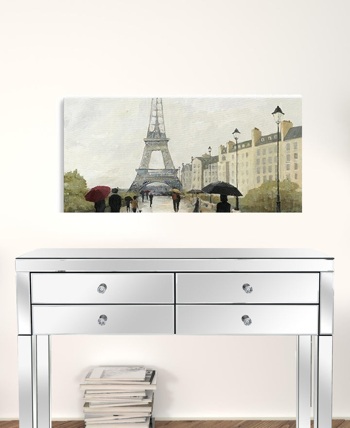 Parisian Rainy Day Unframed Print Wall Art