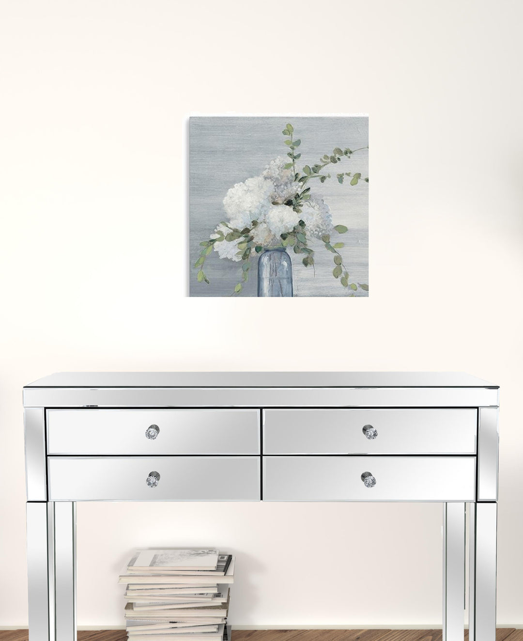 Sweet And Serene Flower Bouquet Unframed Print Wall Art