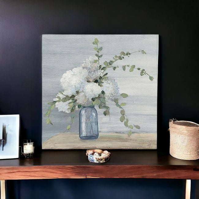 Sweet And Serene Flower Bouquet Unframed Print Wall Art