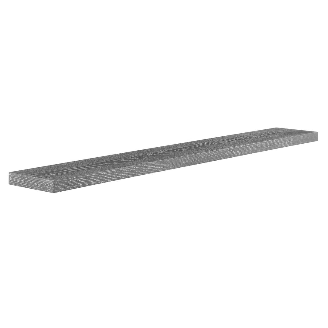 75" Gray Wooden Wall Mounted Floating Shelf