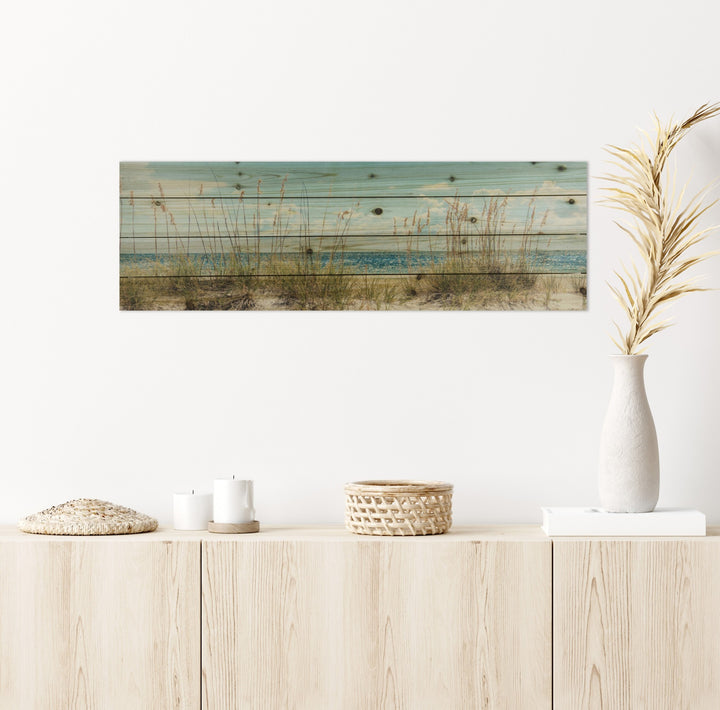 Long Ocean Sand Dunes Unframed Photograph Wall Art