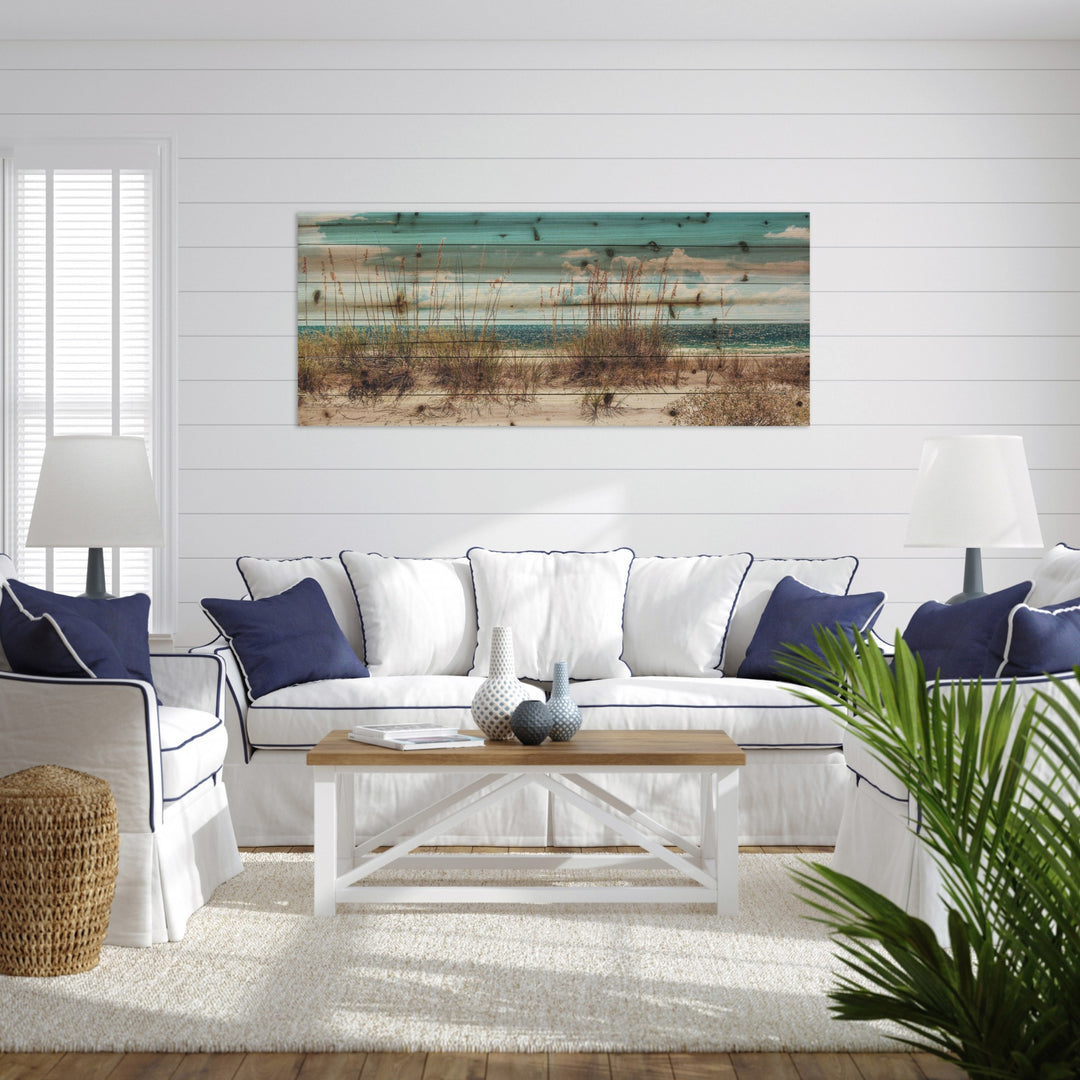 Long Ocean Sand Dunes Unframed Photograph Wall Art