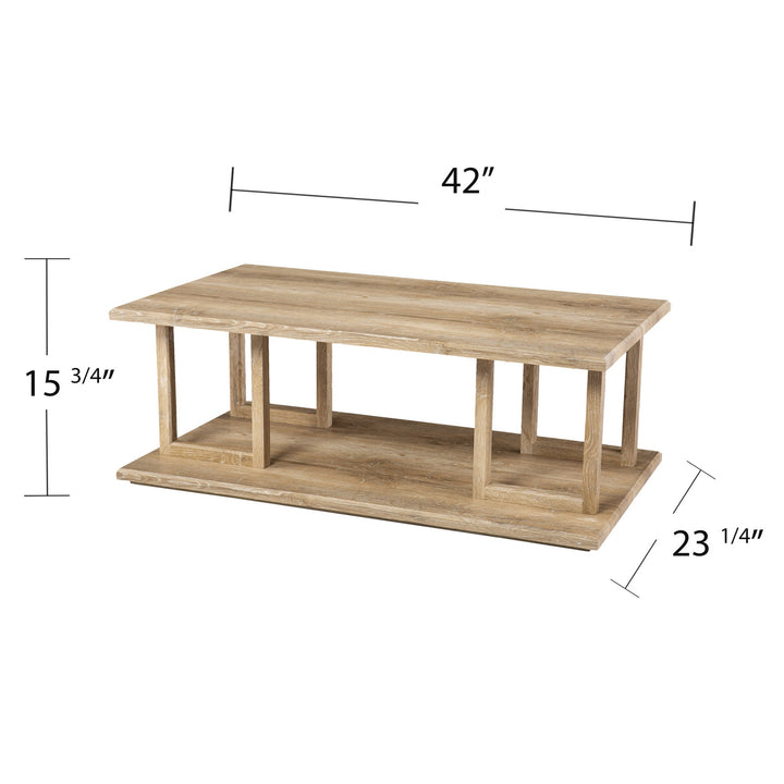 42" Natural Coffee Table