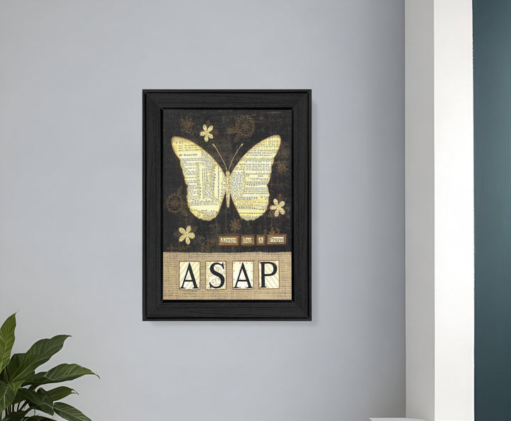 Always Say a Prayer Black Framed Print Wall Art