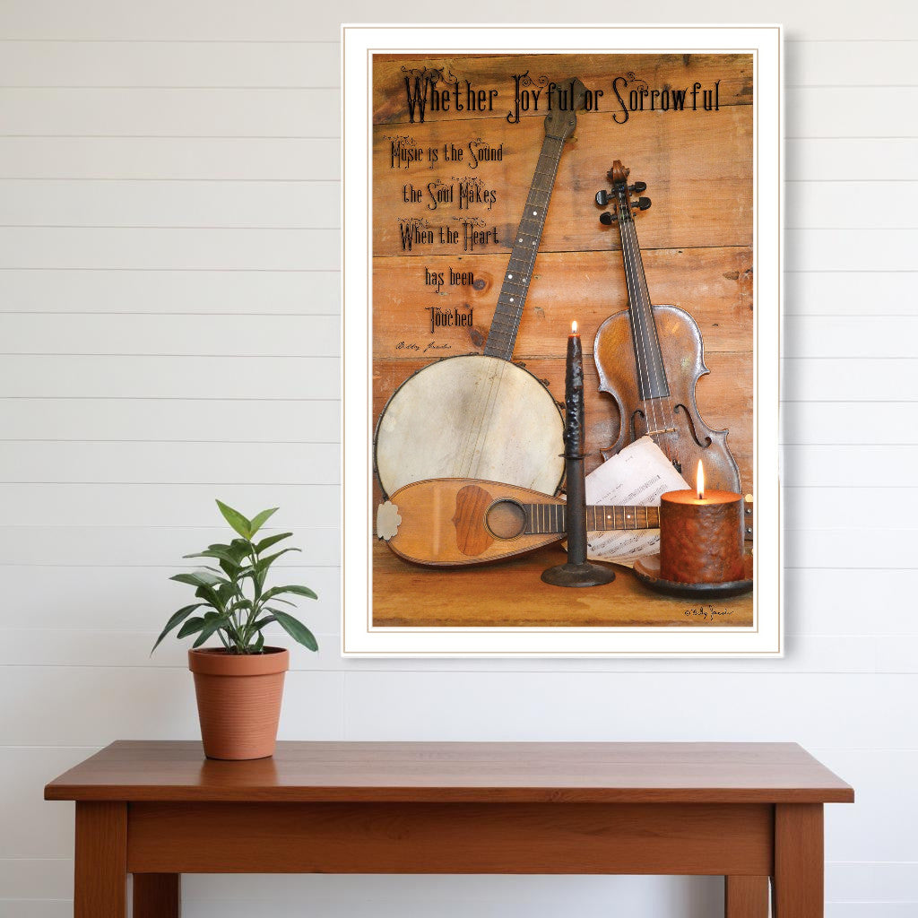 Music 11 White Framed Print Wall Art