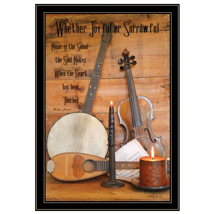 Music 12 Black Framed Print Wall Art