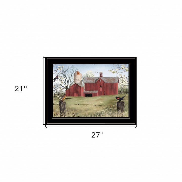 Harbingers of Spring 4 Black Framed Print Wall Art