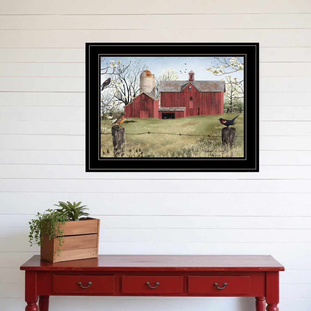 Harbingers of Spring 4 Black Framed Print Wall Art