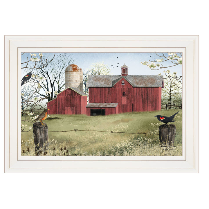 Harbingers of Spring 1 White Framed Print Wall Art